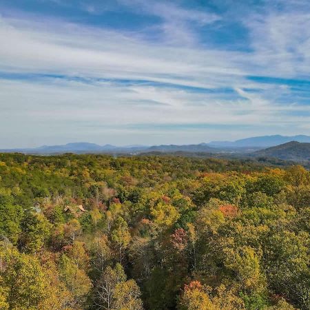 View! Cozy, Private, Fireplace, Hot Tub Log Cabin, Honeymoon! سيفيرفيل المظهر الخارجي الصورة