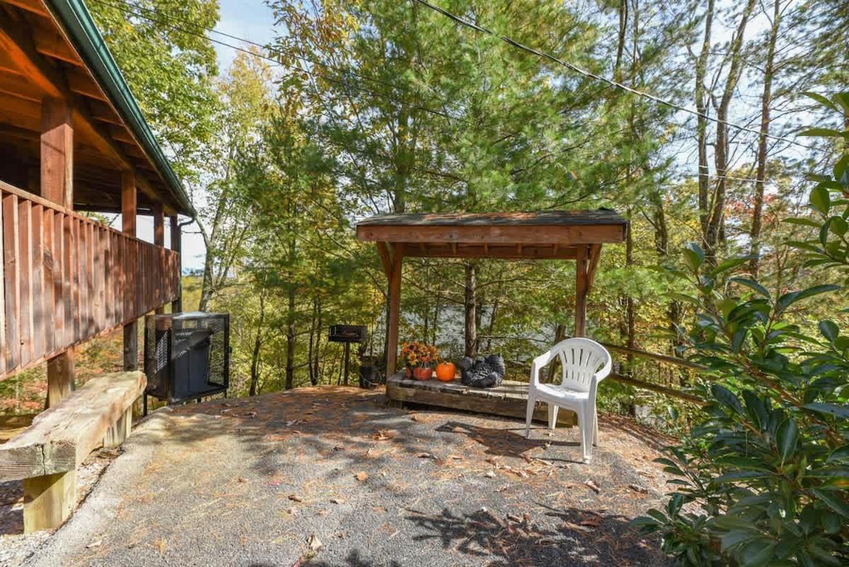 View! Cozy, Private, Fireplace, Hot Tub Log Cabin, Honeymoon! سيفيرفيل المظهر الخارجي الصورة